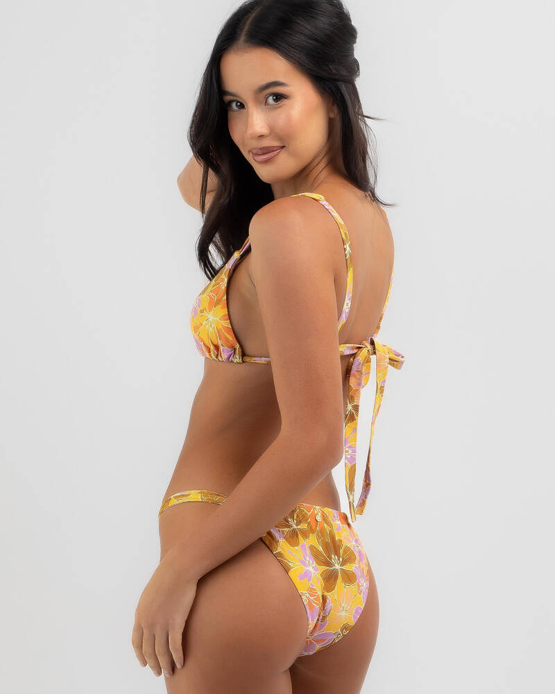 Rhythm Mahana Floral Soft Side Itsy Bikini Bottom for Womens