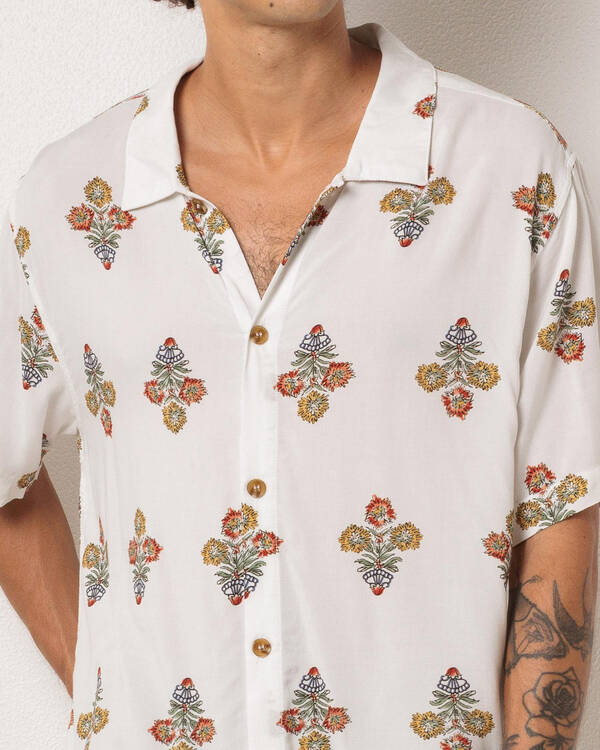 Rhythm Bouquet Short Sleeve Shirt for Mens