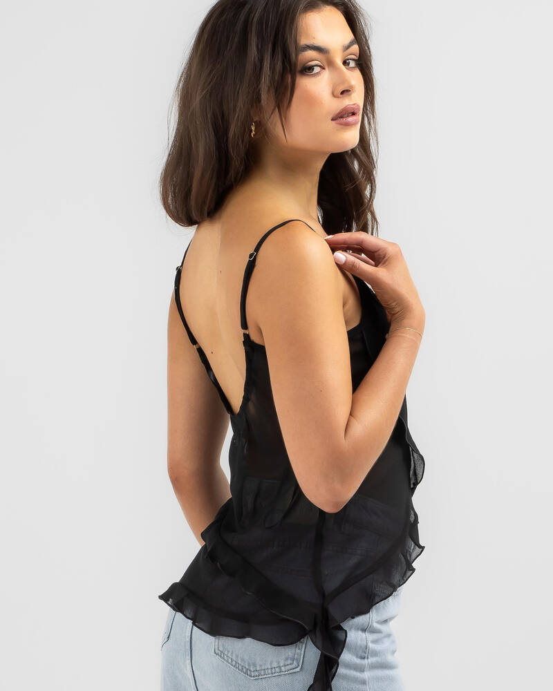 Into Fashions Coniston Sheer Cami Top for Womens