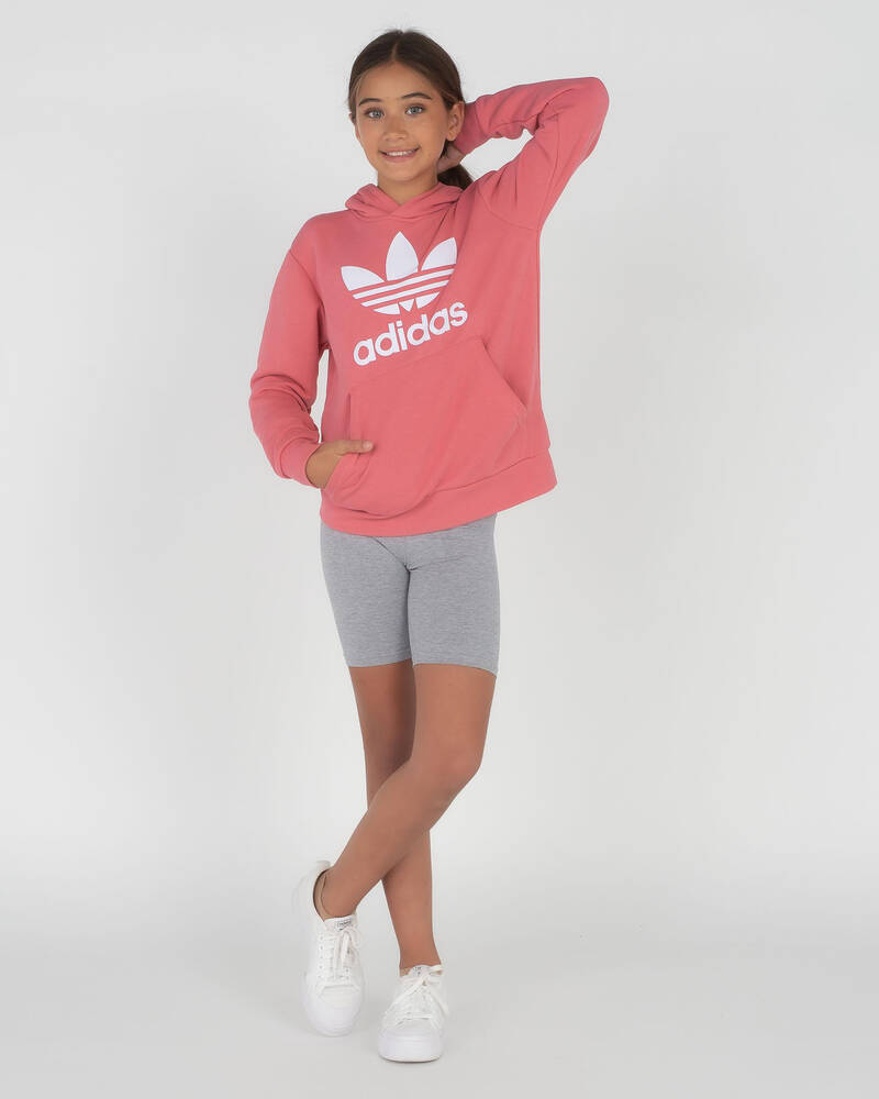 adidas Girls' Trefoil Hoodie for Womens