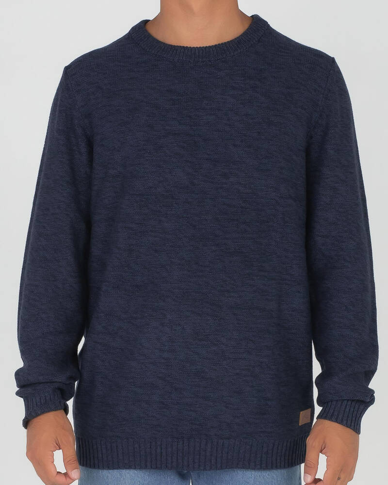 Rusty Skyliner Crew Knit Sweatshirt for Mens