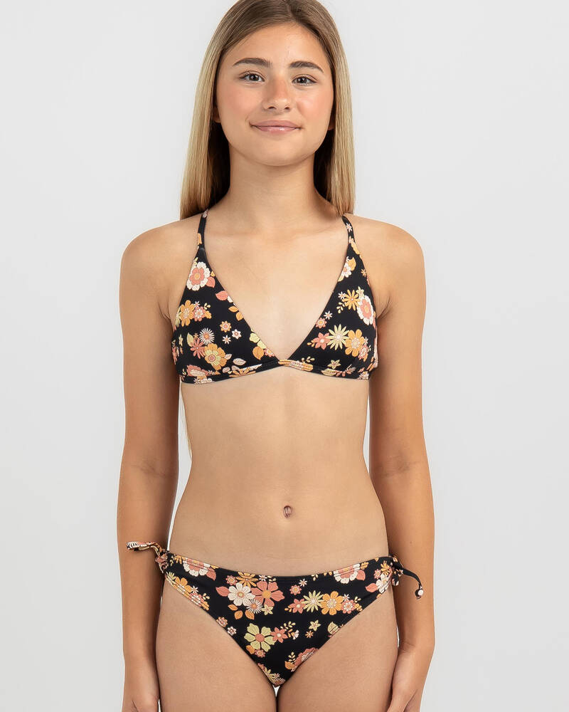 Kaiami Girls' Ember Triangle Bikini Set for Womens