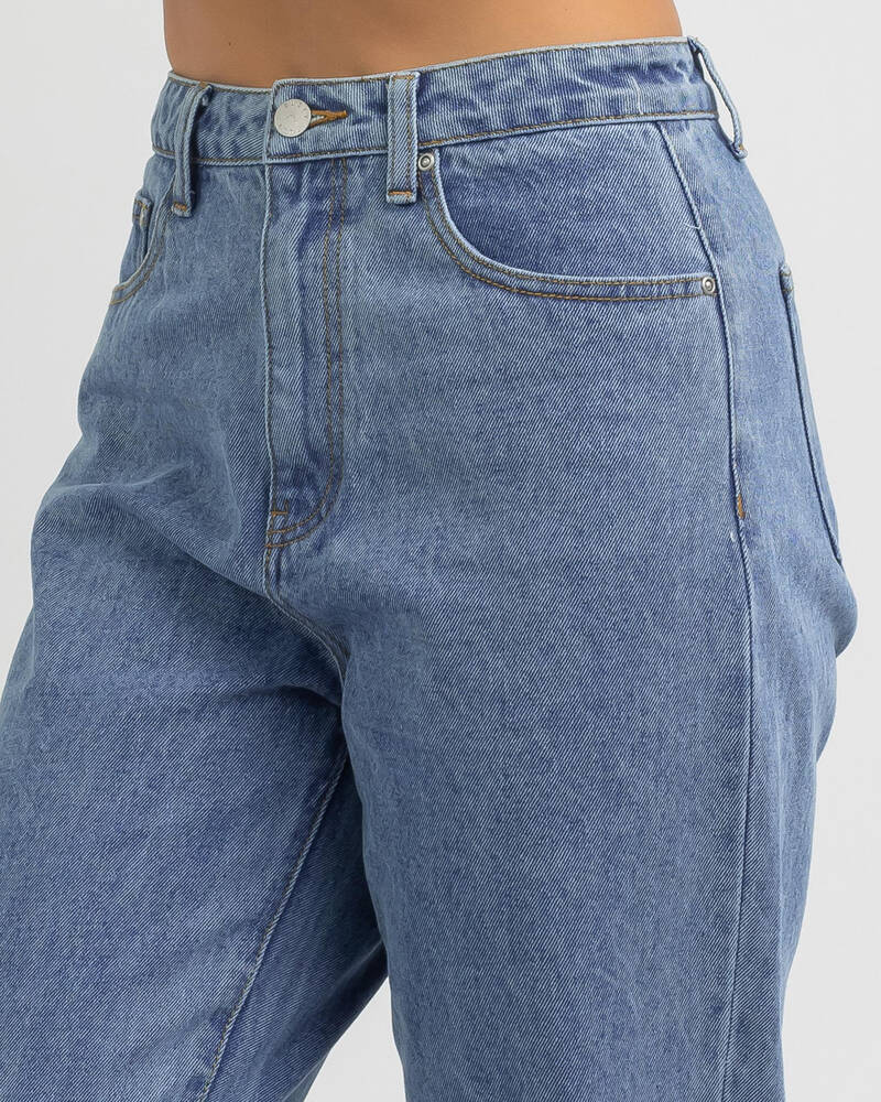 Rusty High Rise Mom Jeans for Womens