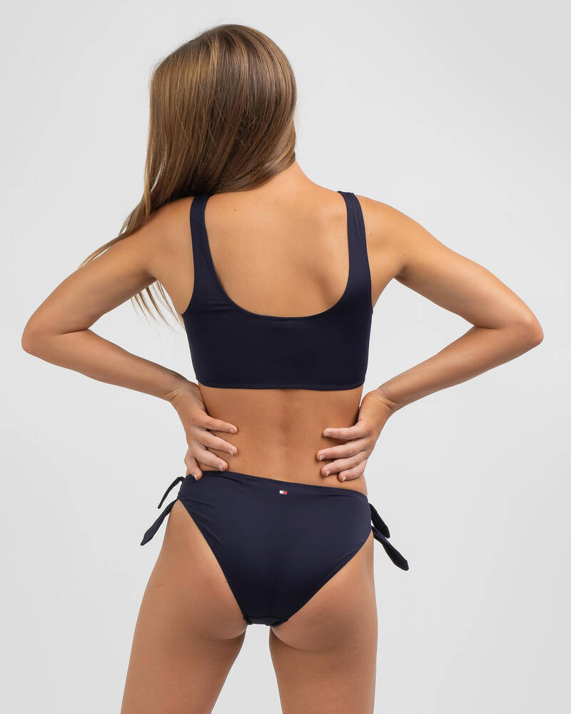 Tommy Hilfiger Girls' Core Solid Bikini Set for Womens