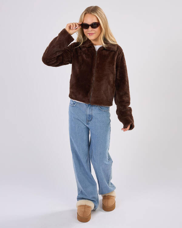 Ava And Ever Girls' Tilly Faux Fur Jacket for Womens