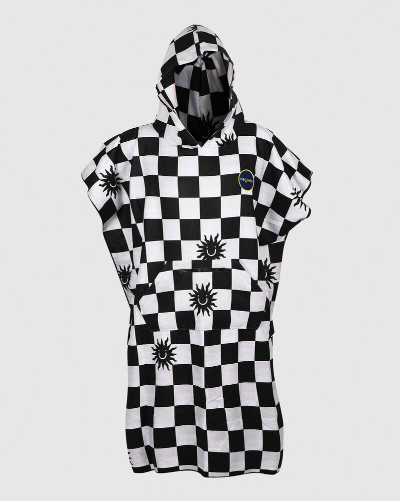 DRITIMES Checked Out Hooded Towel for Mens