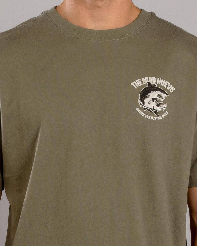 The Mad Hueys Anchor Shark T-Shirt for Mens