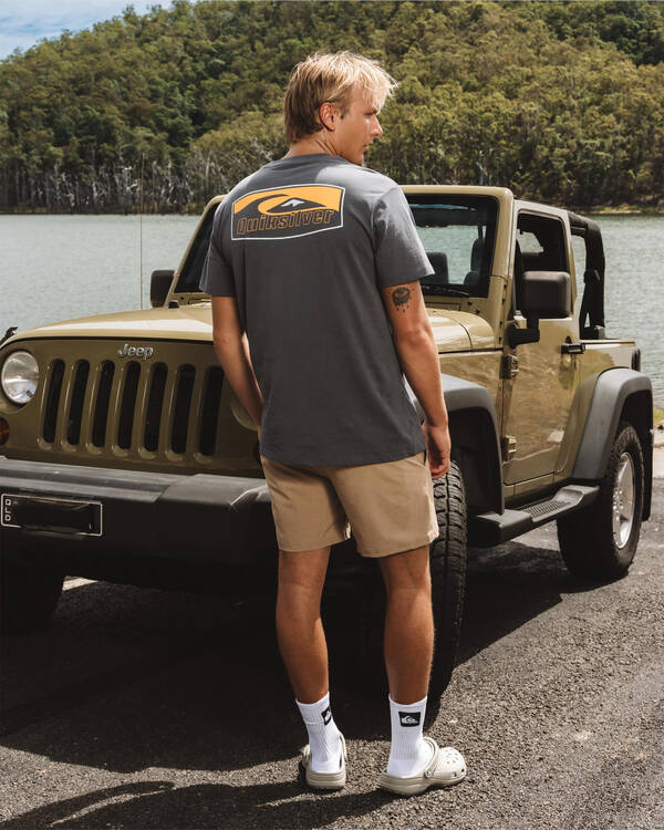 Skylark Bind Elastic Waist Shorts for Mens