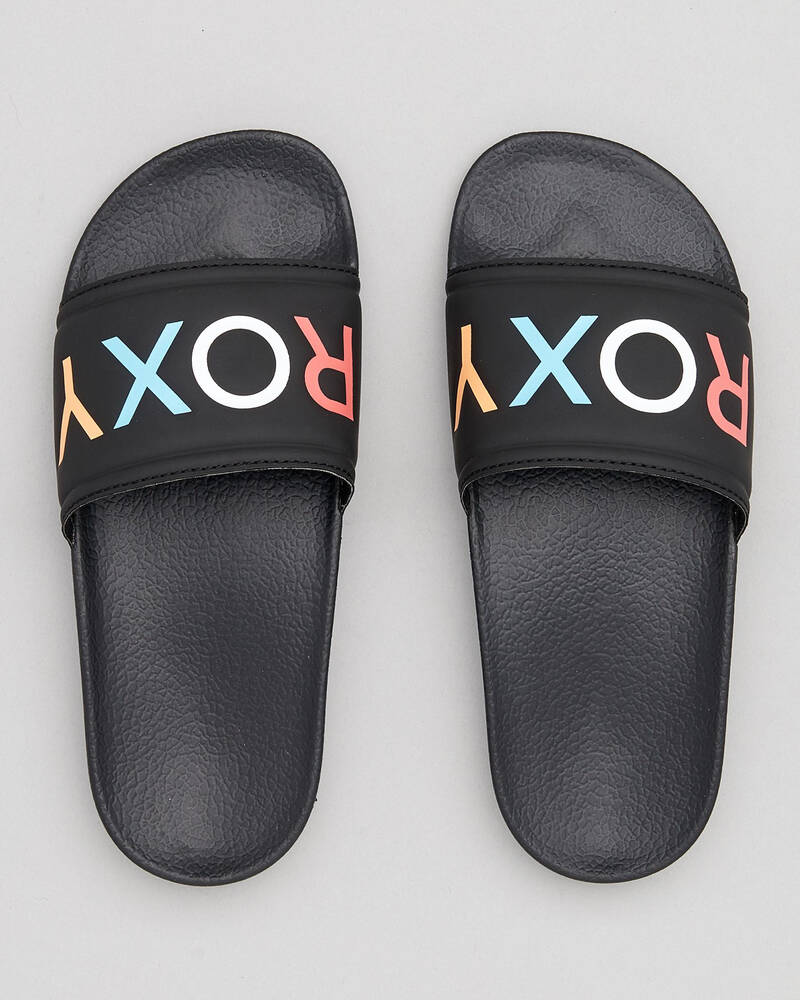 Roxy Girls' Roxy Slippy Slide Sandals for Womens