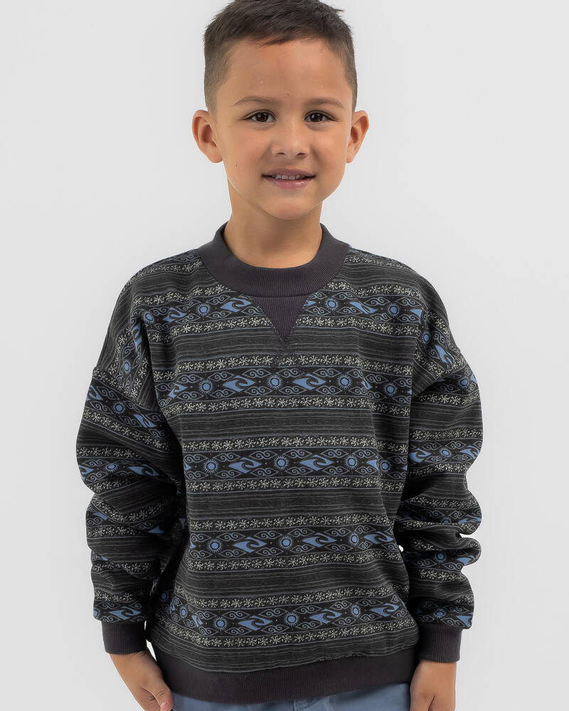 Rip Curl Toddlers' Mystic Waves Crew Neck Sweatshirt for Mens