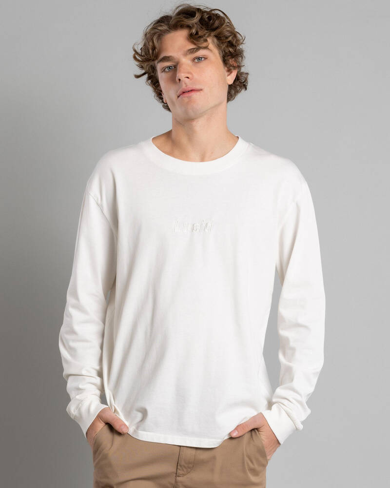 Lucid Border Long Sleeve T-Shirt for Mens