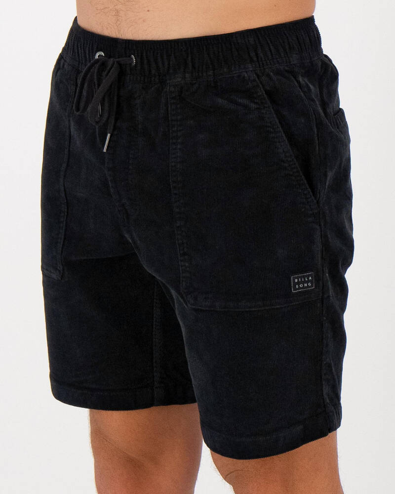 Billabong Larry Cord Elastic Walk Shorts for Mens