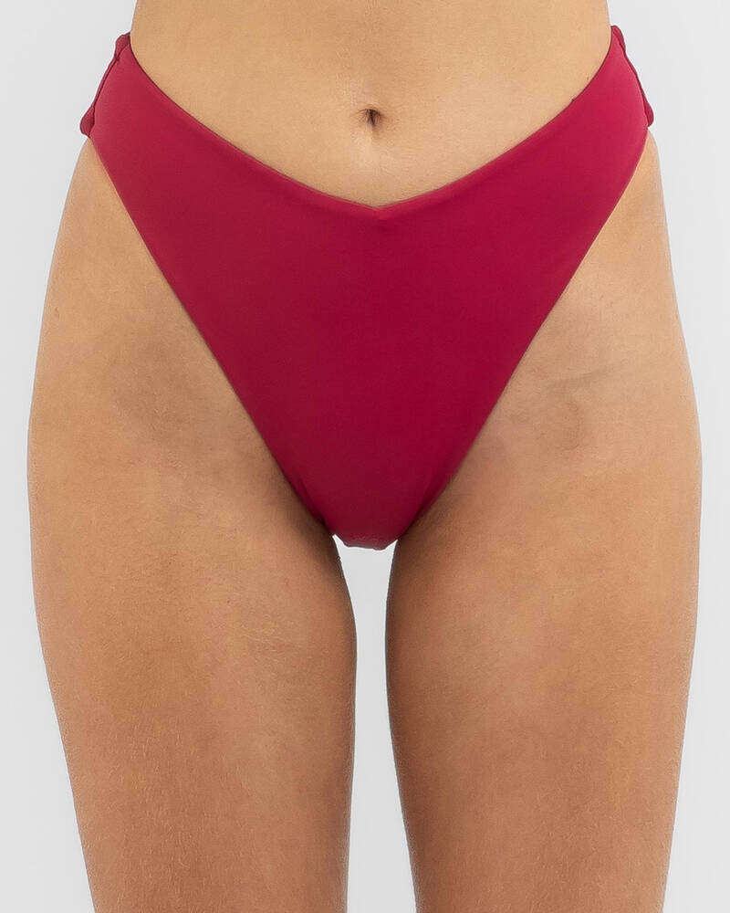 Kaiami Elena High Waisted Bikini Bottom for Womens