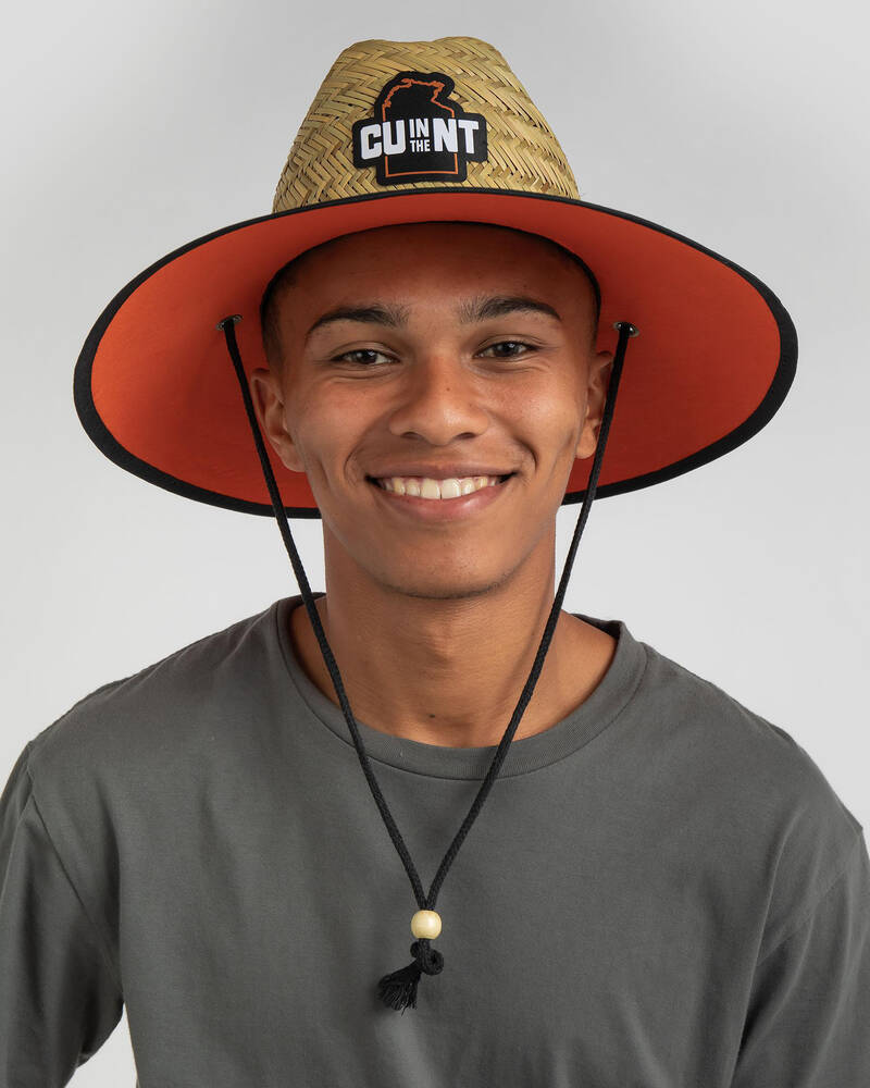 CU in the NT CU In The NT Straw Hat for Mens