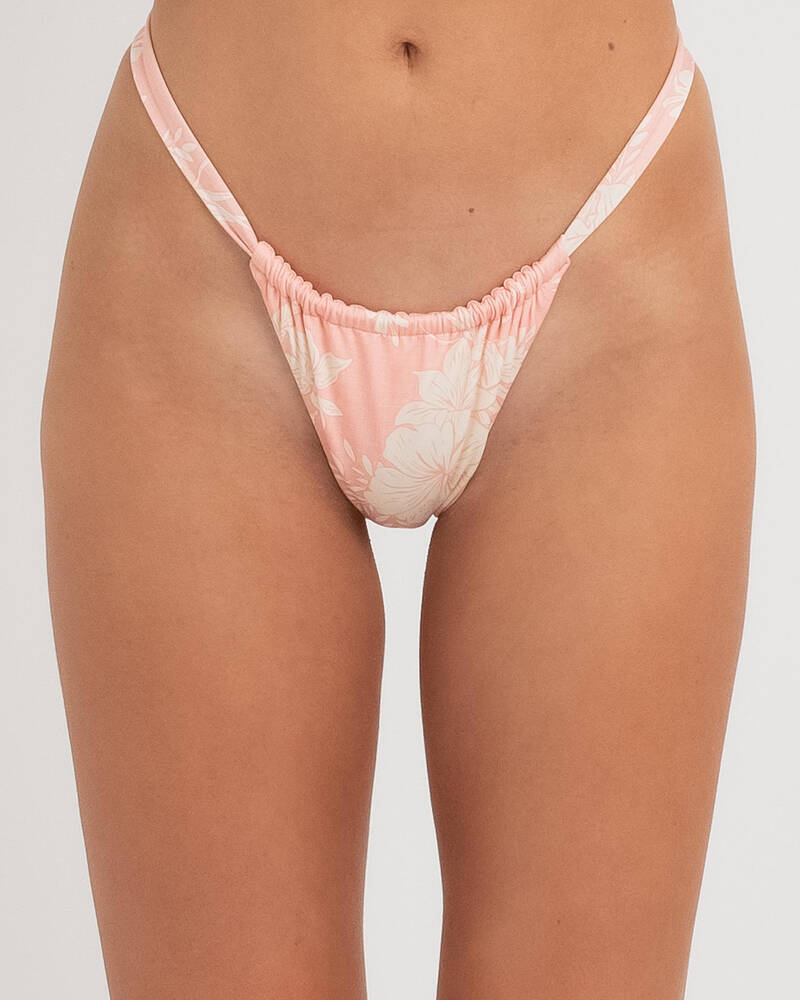 Hurley Floral Cheeky Bikini Bottom for Womens