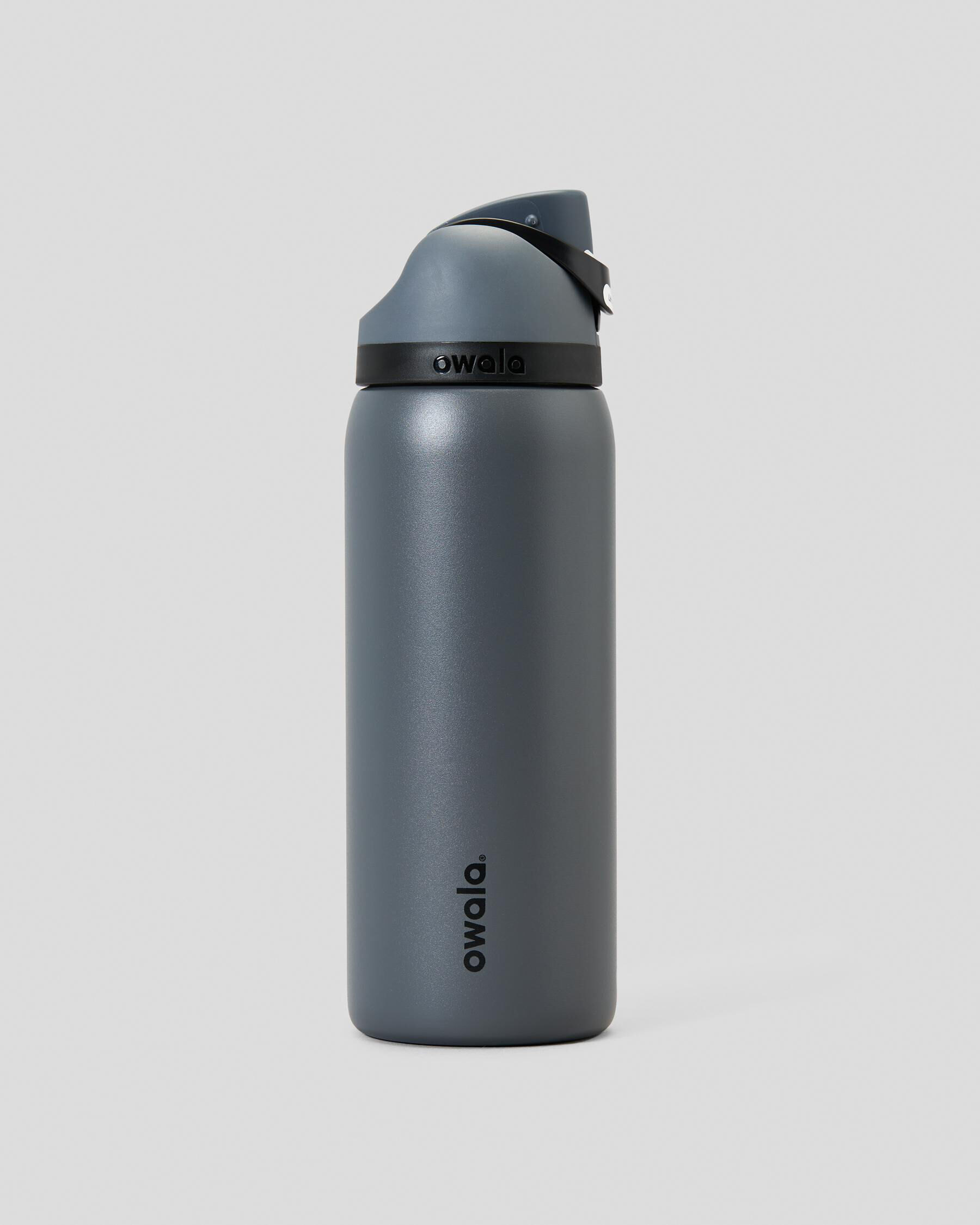 Shop Owala 32oz FreeSip Stainless Steel Water Bottle In Dark Grey Shop Owala 32oz FreeSip Stainless Steel Water Bottle In Dark Grey