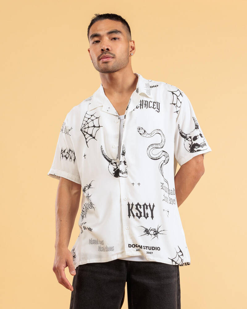 Kiss Chacey Coffin Relaxed Short Sleeve Shirt for Mens