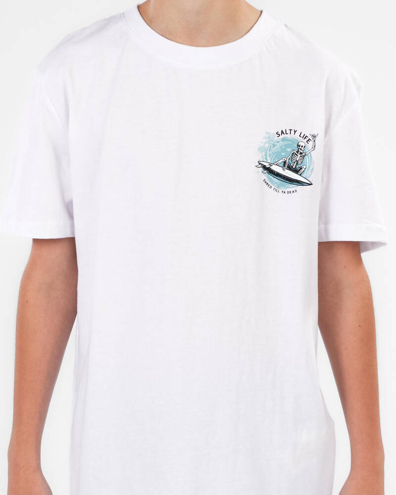 Salty Life Boys' Gnarly Bones T-Shirt for Mens