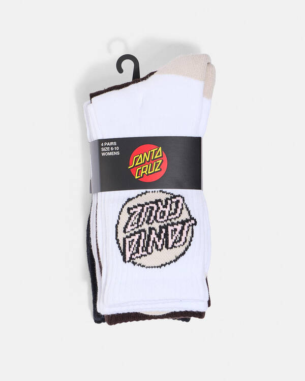Santa Cruz Women's Other Dot Crew Socks Pack for Womens