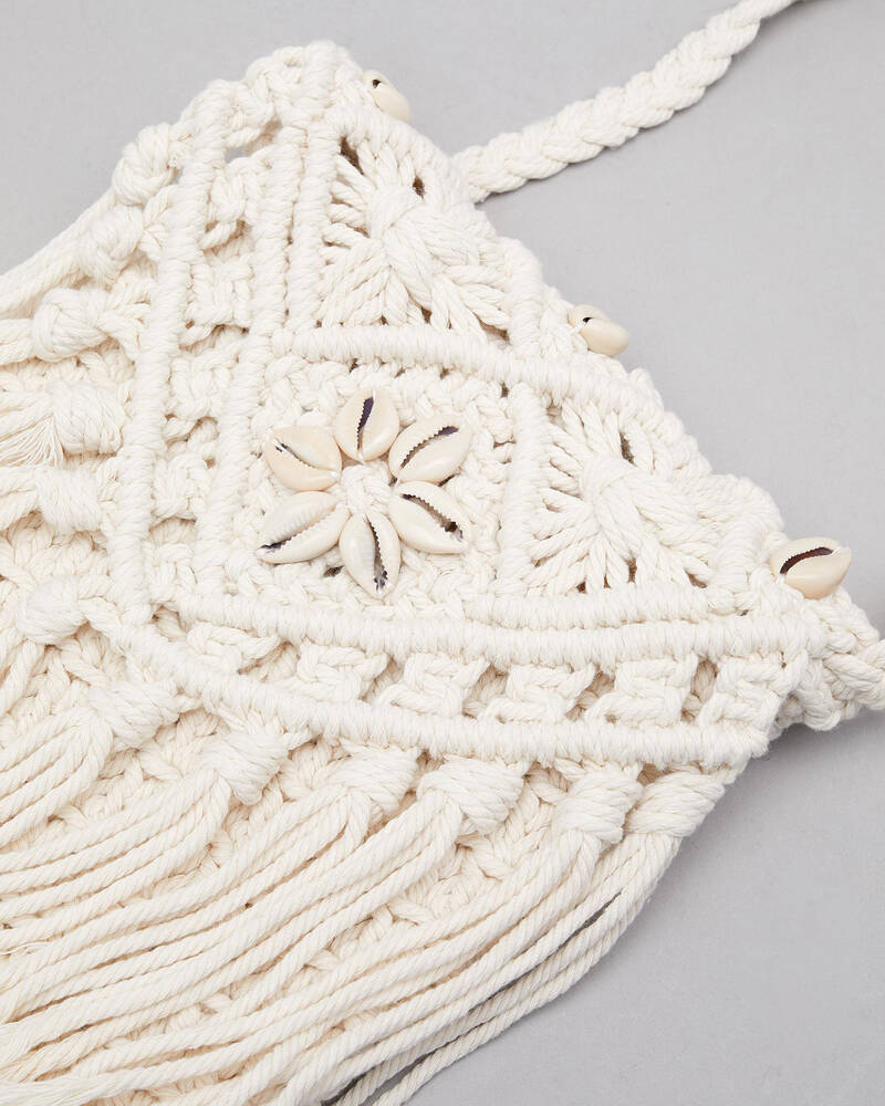 Mooloola Alina Macrame Crossbody Bag for Womens