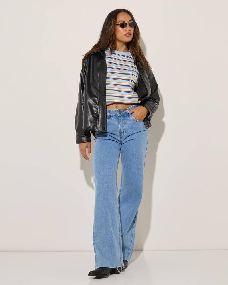 DESU Alice Straight Leg Jeans for Womens