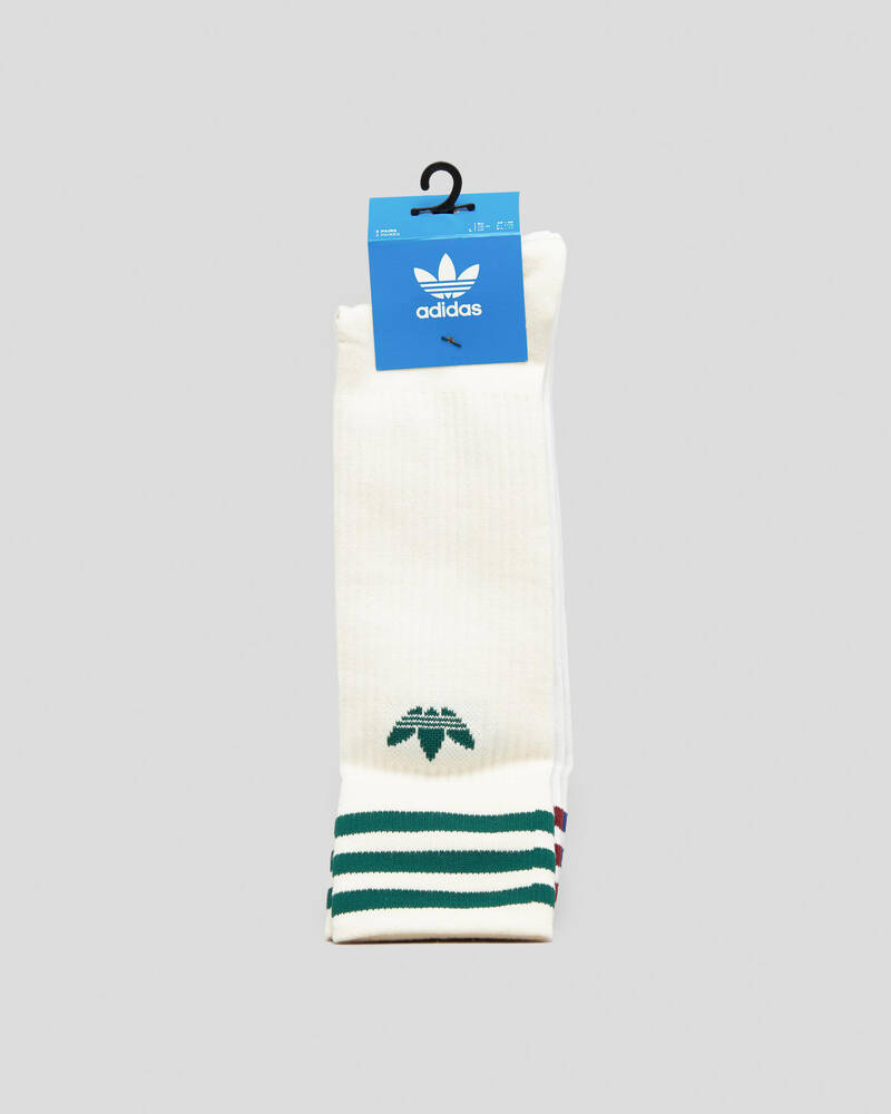 adidas Solid Crew Socks 3 Pack for