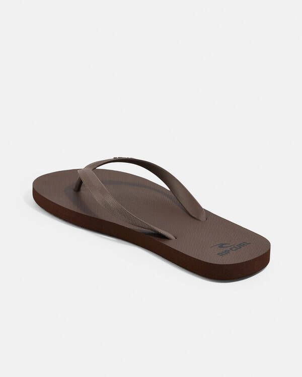 Rip Curl Brand Logo Bloom Thongs for Mens