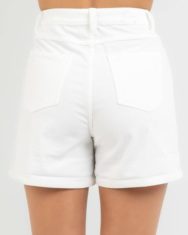 Rusty Rena Cord Shorts for Womens