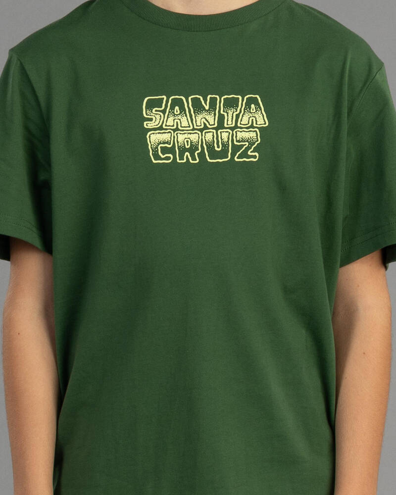 Santa Cruz Boys' Multi Cruz Stack Centre T-Shirt for Mens