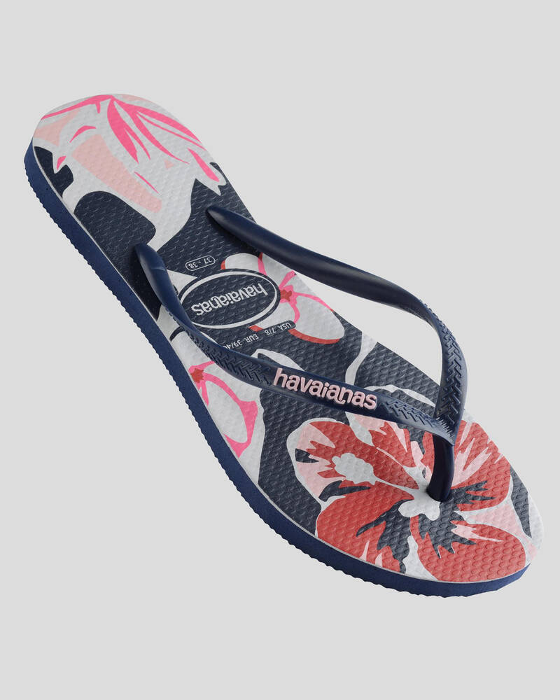 Havaianas Kids' Slim Print Floral Thong for Womens