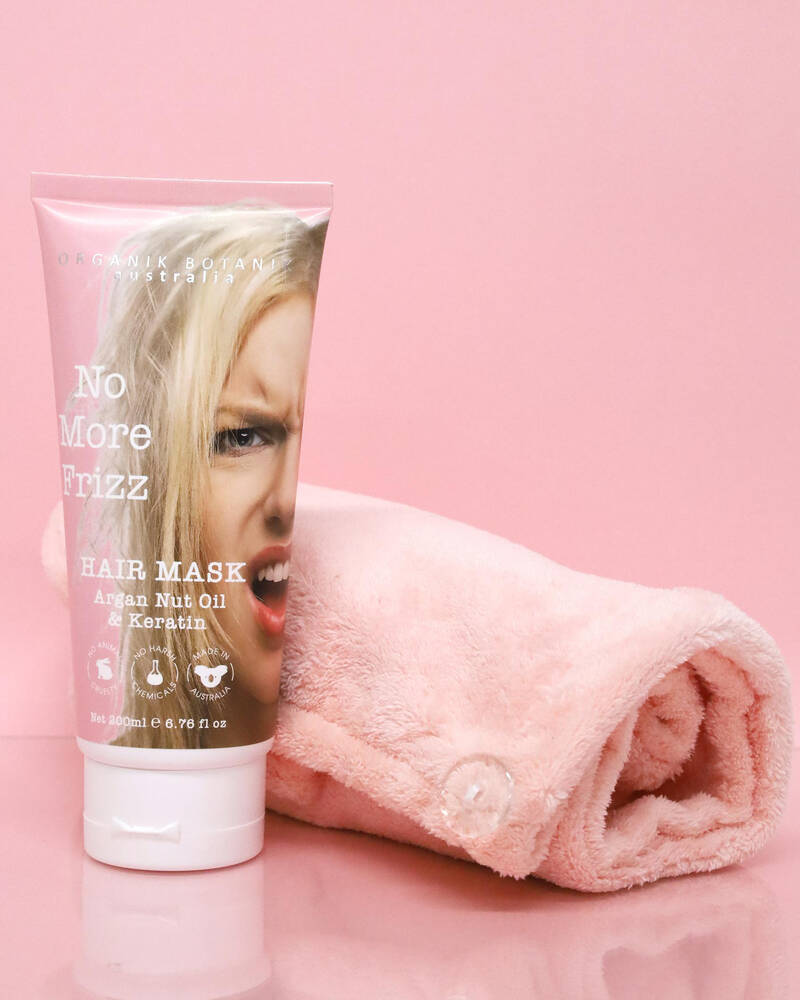 ORGANIK BOTANIK Hair Mask and Hair Turban Set for Womens