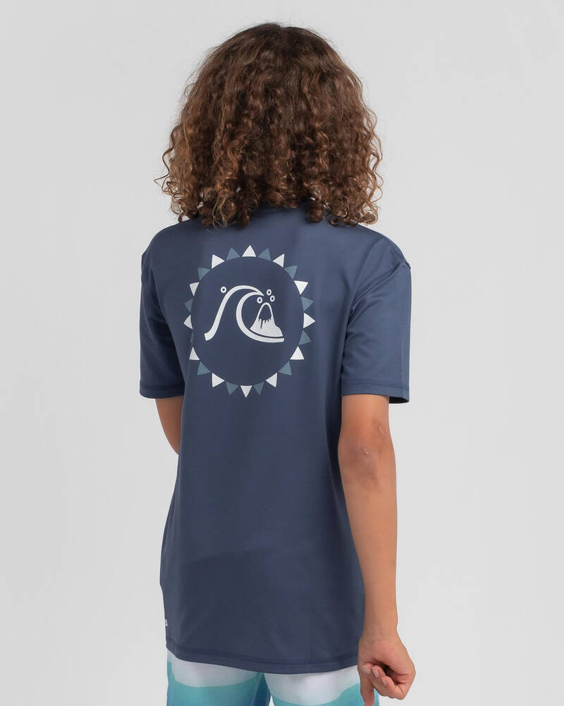 Quiksilver Boys' Endless Trip Surf Tee Short Sleeve Wet Sleeve for Mens