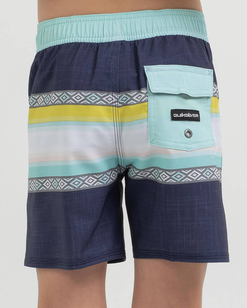 Quiksilver Toddlers' Surfsilk Sun Faded Board Shorts for Mens