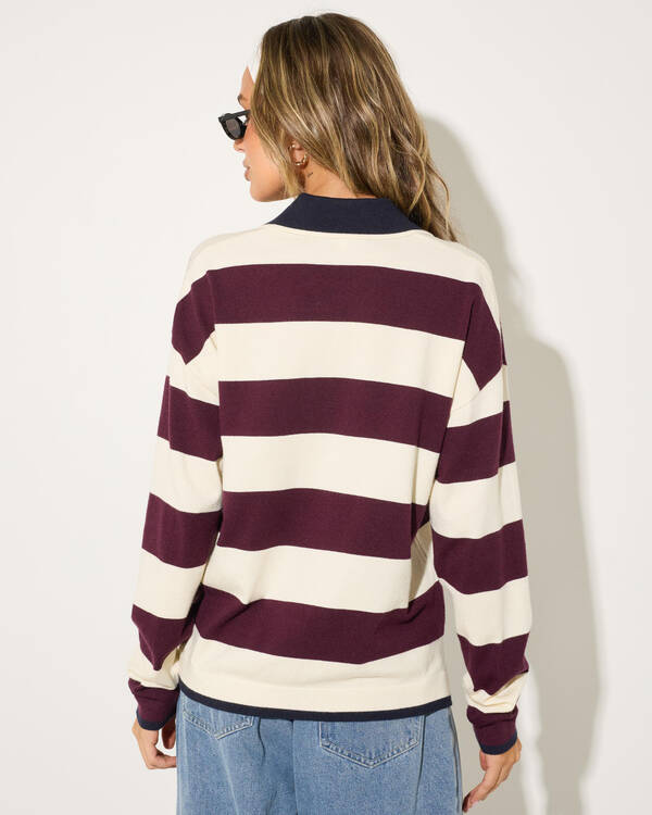 Ava And Ever Tashi Polo Knit Jumper for Womens