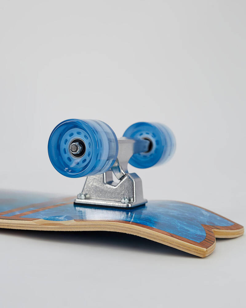 Sanction Whitewash Surf Truck Cruiser Skateboard for Mens