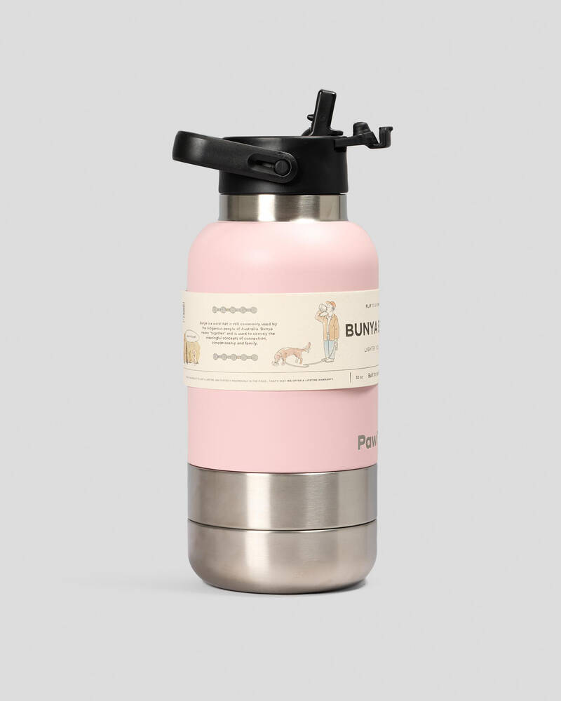 Paw Print Bunya 32Oz Drink Bottle & Pet Bowl for Unisex