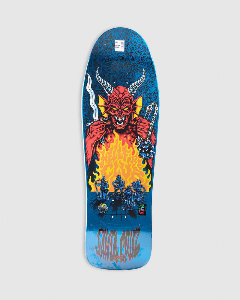 Santa Cruz Stranger Things Hellfire Pit 10" Skateboard Deck for Unisex