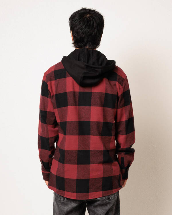 Dexter Realm Long Sleeve Flannel Shirt for Mens