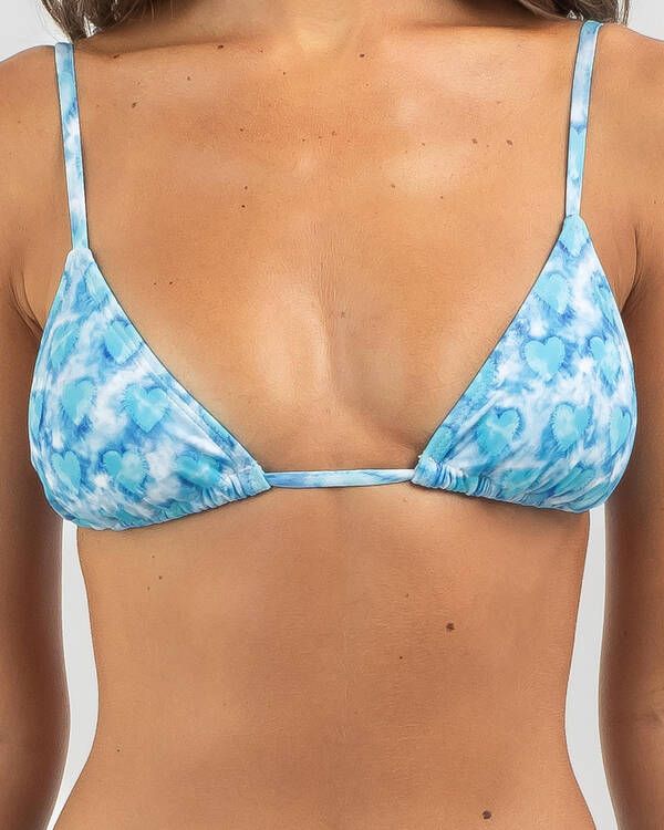 Topanga Heart Throb Triangle Bikini Top for Womens
