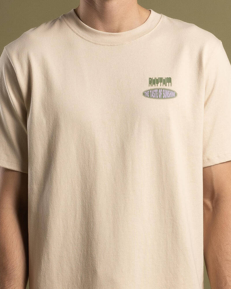 Rhythm Heavy Vintage Block T-Shirt for Mens