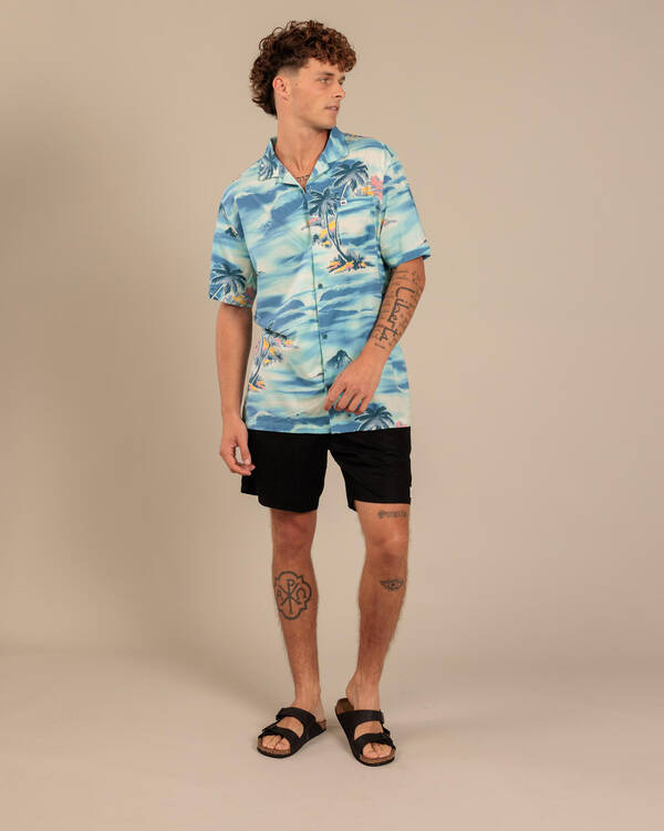 Quiksilver Beach Club Casual Short Sleeve Shirt for Mens