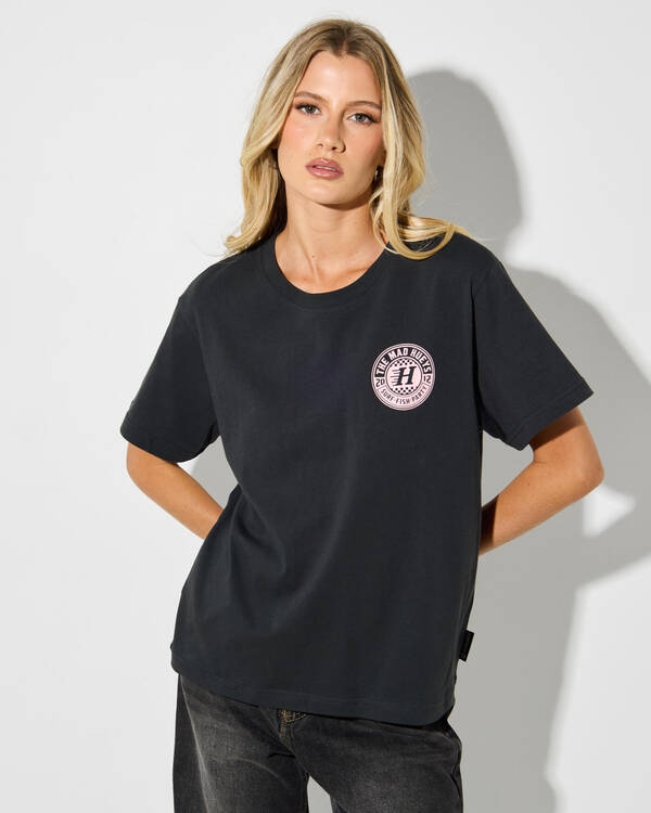 The Mad Hueys Checker Hueys Regular T-Shirt for Womens