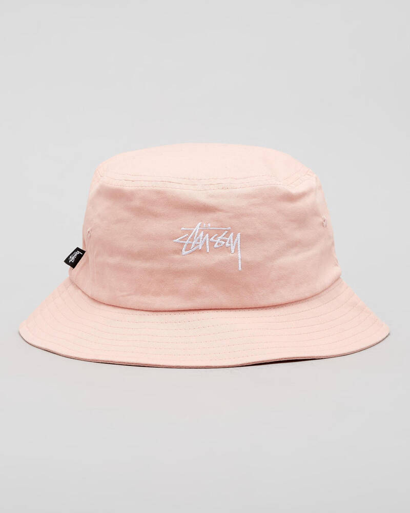 Shop Stussy Stock Bucket Hat In Blush Fast Shipping & Easy Returns