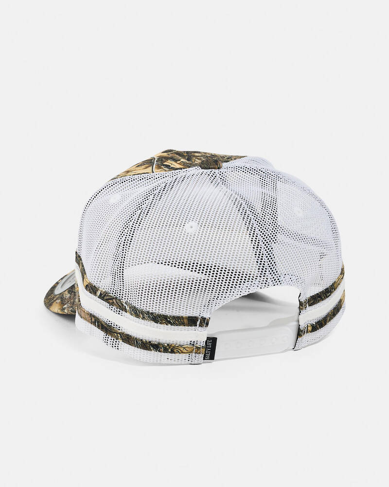 Salty Life Once Bitten Bullseye Trucker Cap for Mens