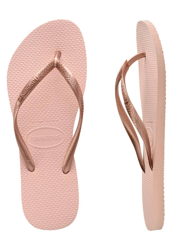 Havaianas Kid's Slim Metallic Thongs for Womens