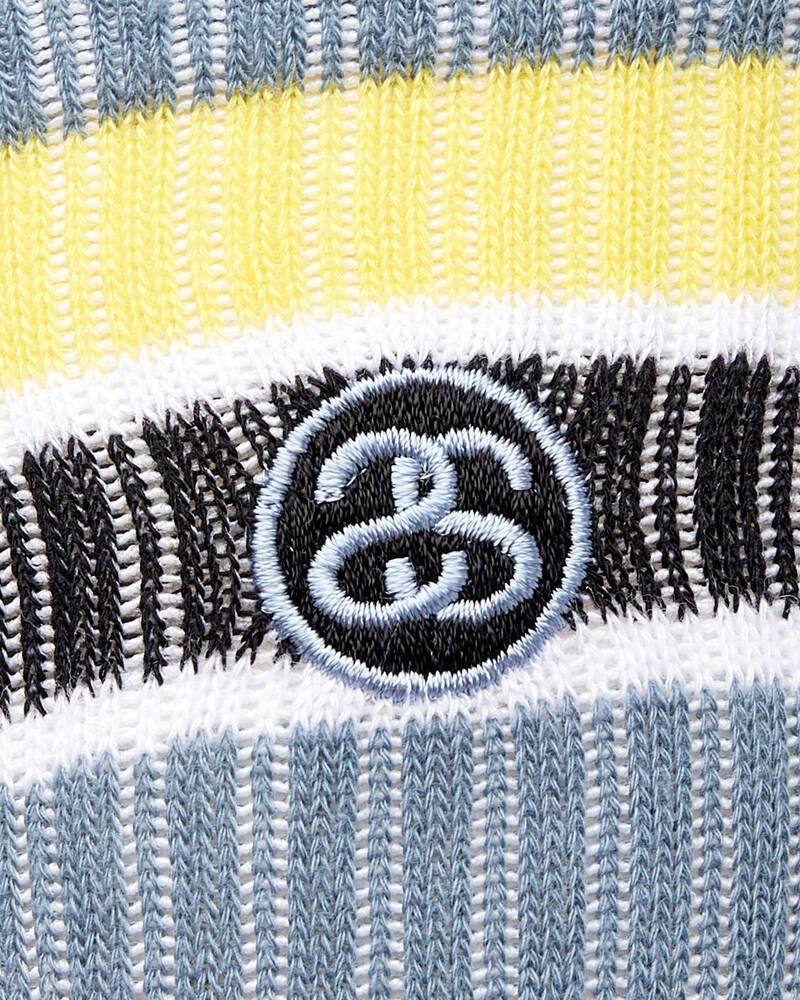 Stussy Lennox Strip Sock 3pk for Mens