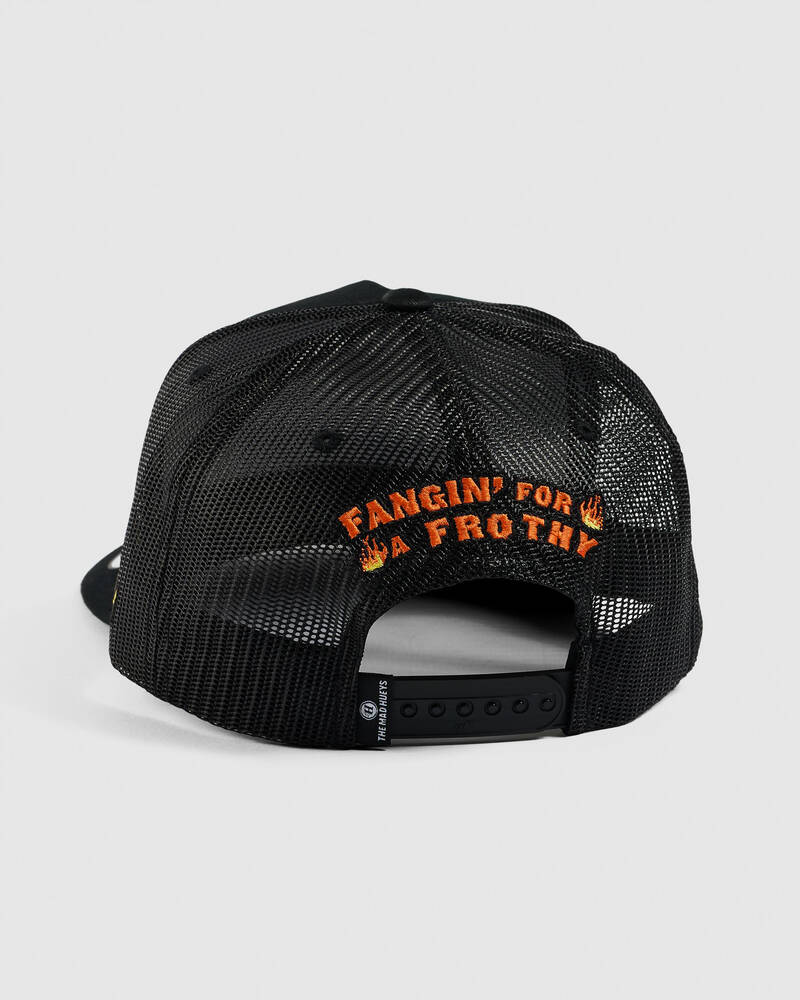The Mad Hueys Frothy Fanging Trucker Cap for Mens