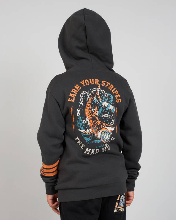 The Mad Hueys Boys' Earn Your Stripes Hoodie for Mens