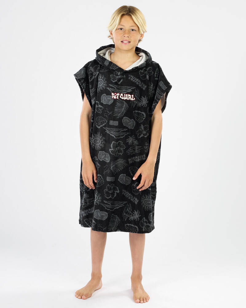Rip Curl Boys' Sessions Hooded Towel for Unisex