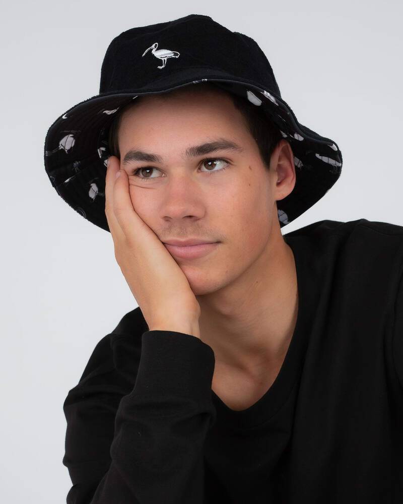 Sanction Bin Chicken Reversible Bucket Hat for Mens